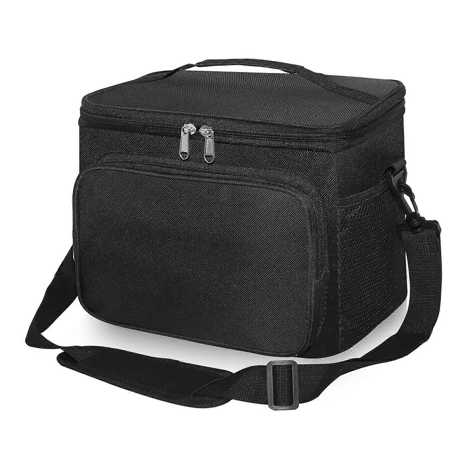 10L Waterproof Insulated Picnic Lunch Bag with Adjustable Shoulder Strap