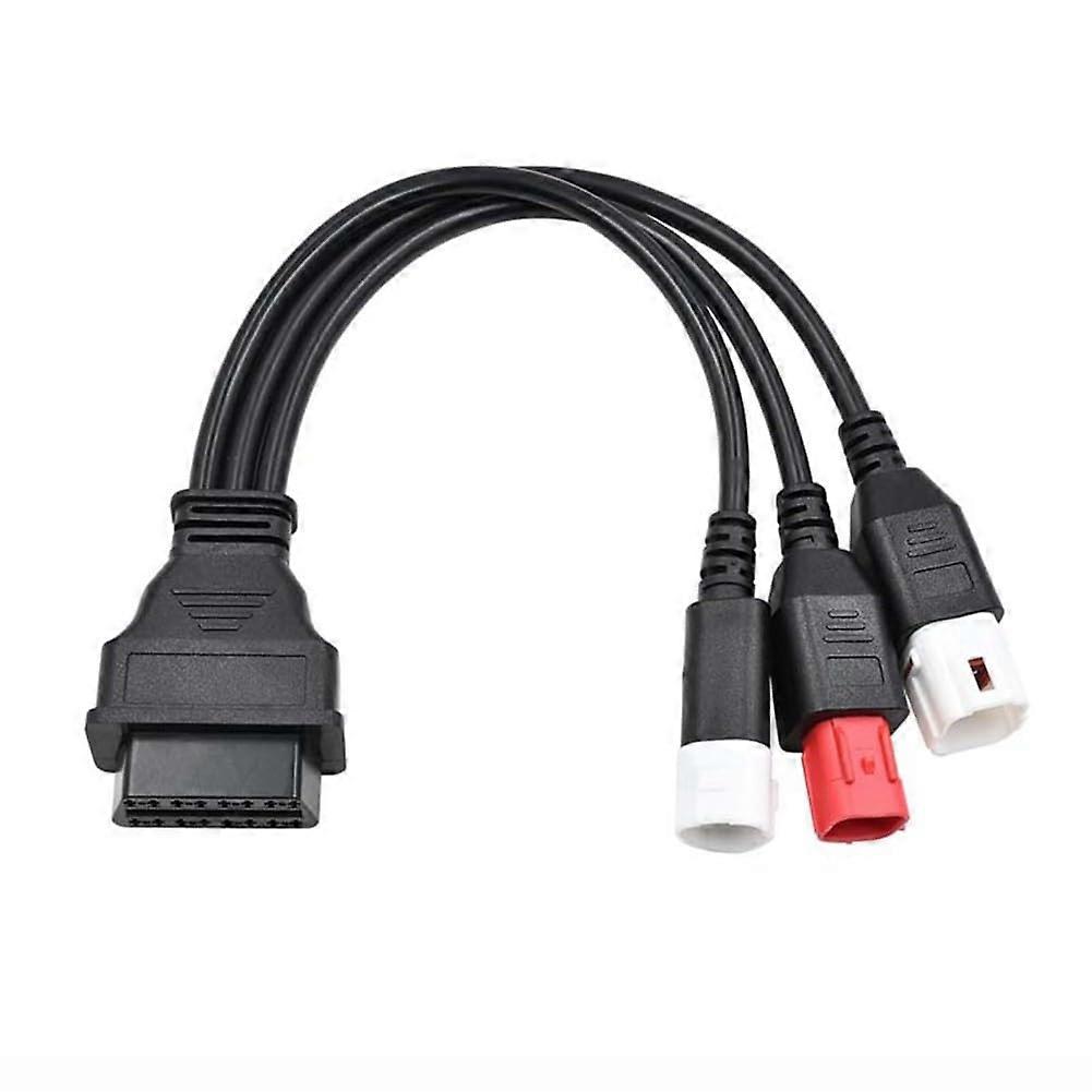 For Yamaha 3pin/4pin to 16pin OBD2 Cable Extension Compatible with For Honda Models