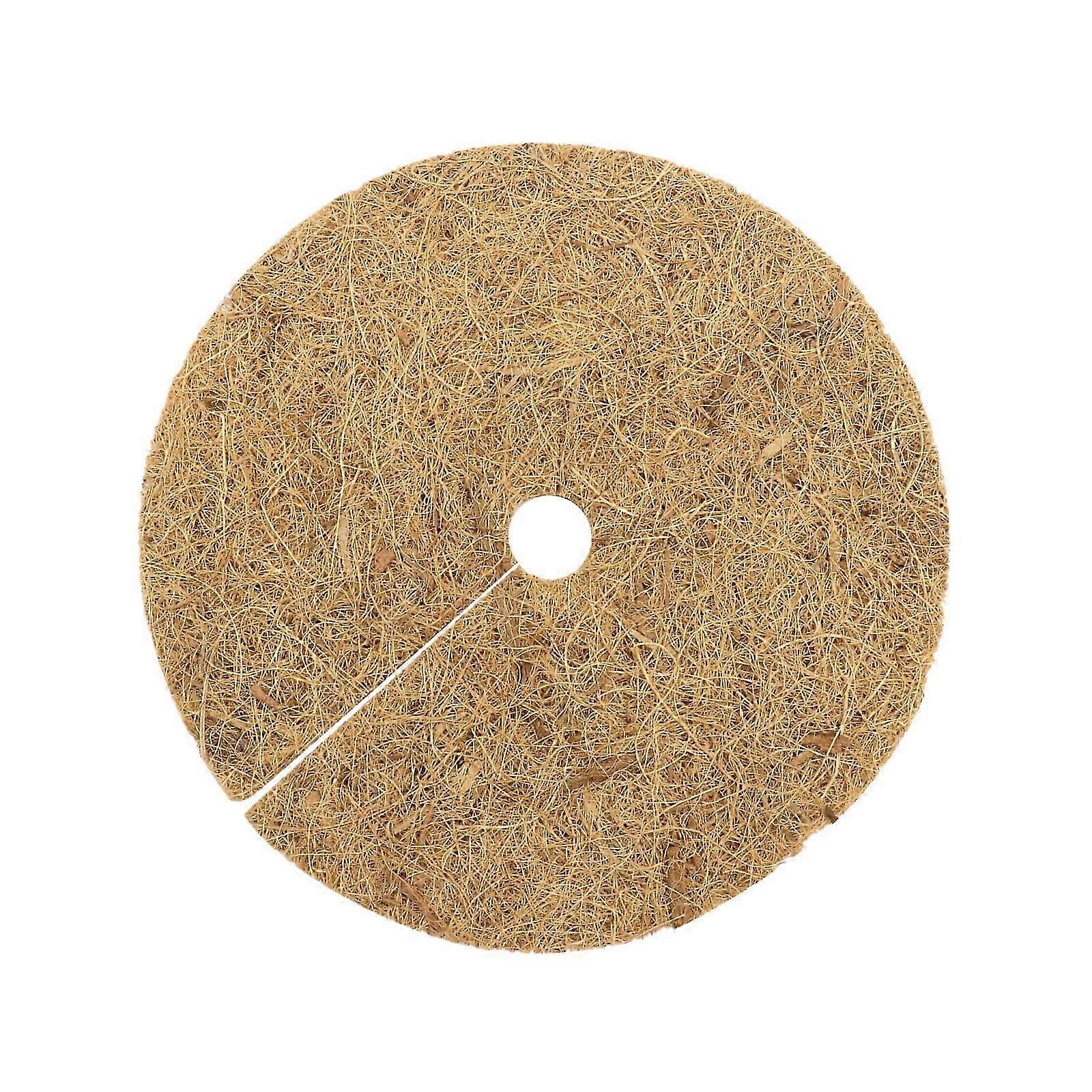 3 Pcs Coconut Fibers Mulch Ring Tree Protector Mat- 11.8'' Plant Cover Mulch Mat Weed Mats Coco Coir Mulch Ring
