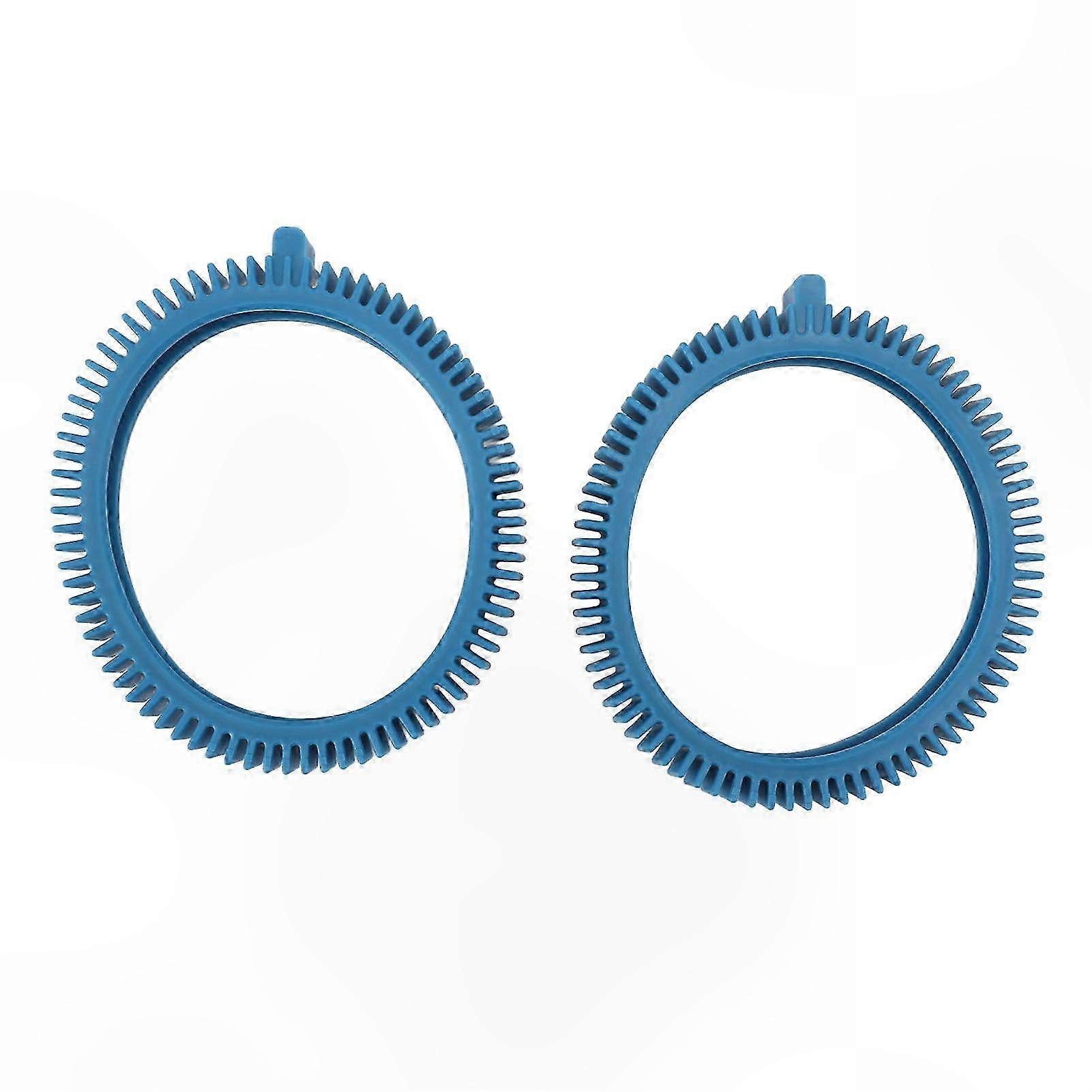 2-Pack Pool Cleaner Front Tire Assembly with Enhanced Traction for Replacement Use