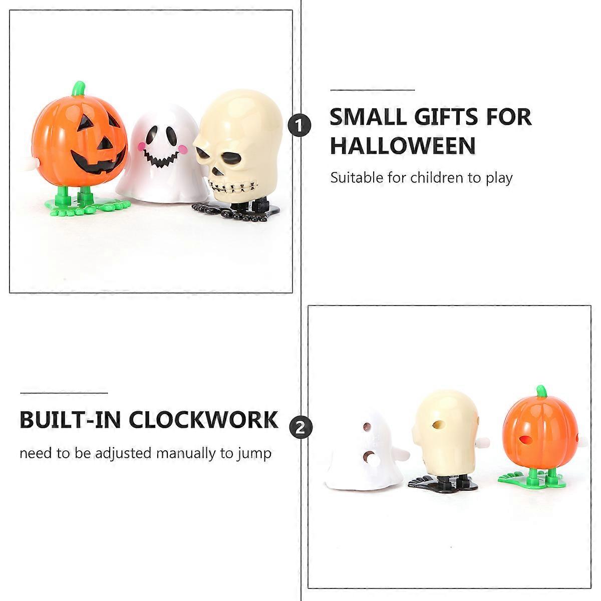 Halloween Puzzle for Kids Miniature for Festival Assorted Color for Skill Development 3Pcs