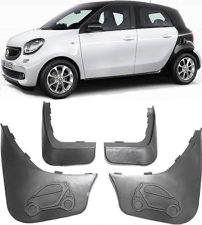 Fantastic Genuine Front & Rear Splash Guards Mud Flaps For 2015-2022 Smart ForFour W453