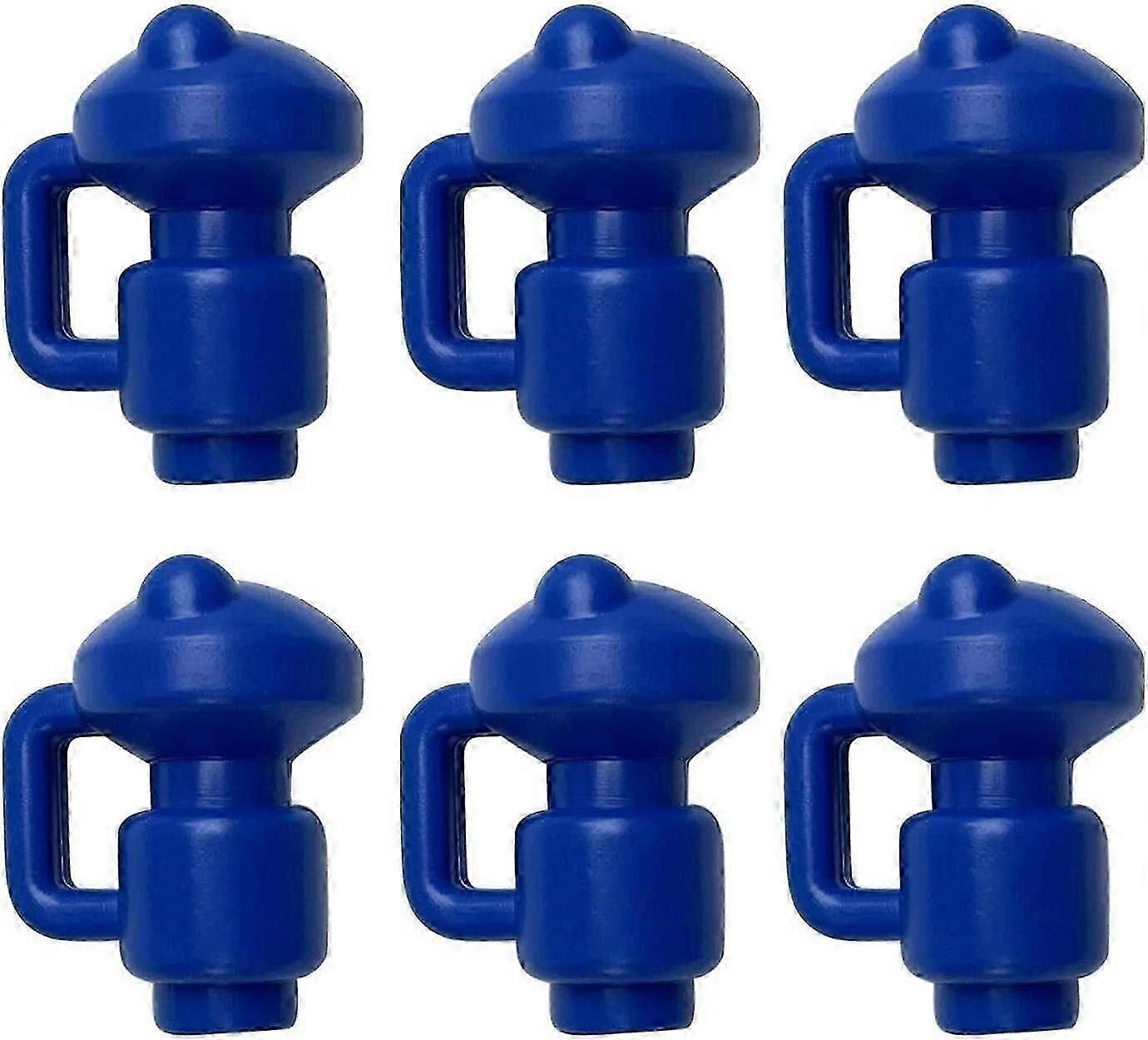 Protective End Caps Trampoline End Caps 6pcs Post Caps   28 MM,Particularly Sturdy Weatherproof End Caps