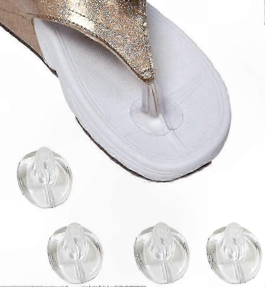 Silicone Toe Cushions for Sandals - 5 Pairs Transparent Soft Protectors