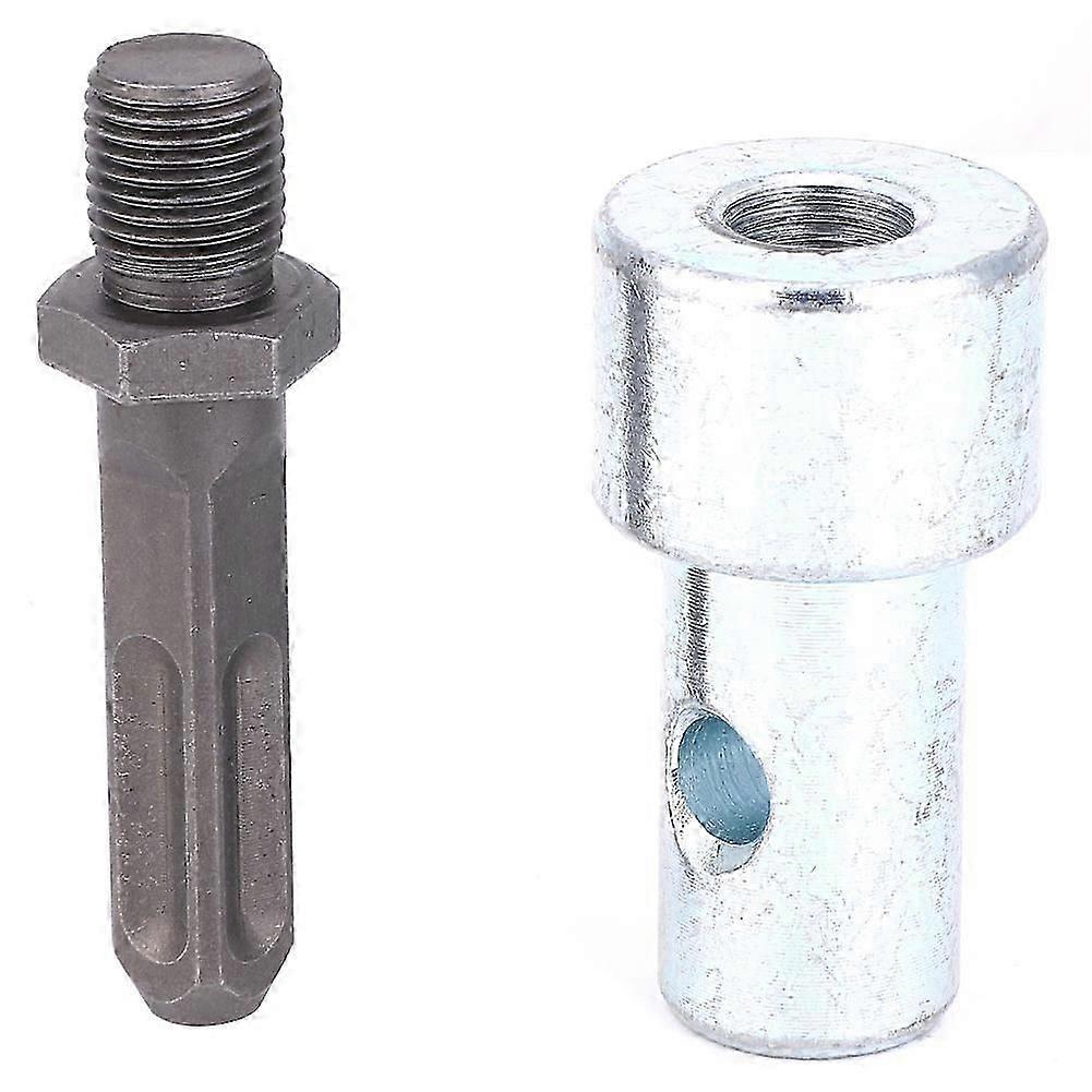 Square 4 Pits Drill Bit Adapter for Electric Hammer to Earth Auger Connector Tool