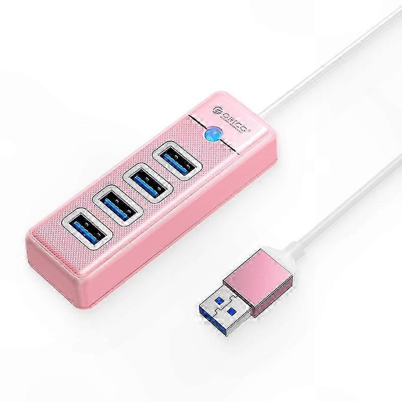 4-Port USB 3.0 Hub Adapter with Multi-Function Docking for PC and Laptop