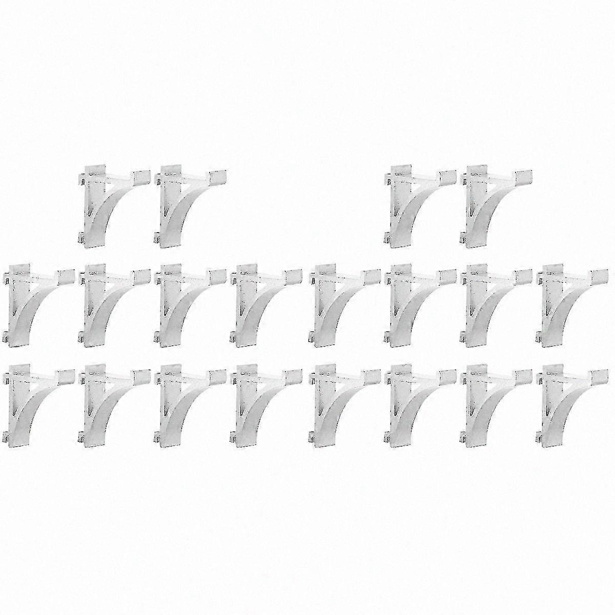 20 Pack Adjustable Freezer Shelf Clips for Refrigerator Support and Cooler Storage Organization
