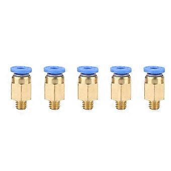 5PCS 3D Printer Accessories PC4-M6 Straight through Pneumatic Joint Outer Diameter 4MM