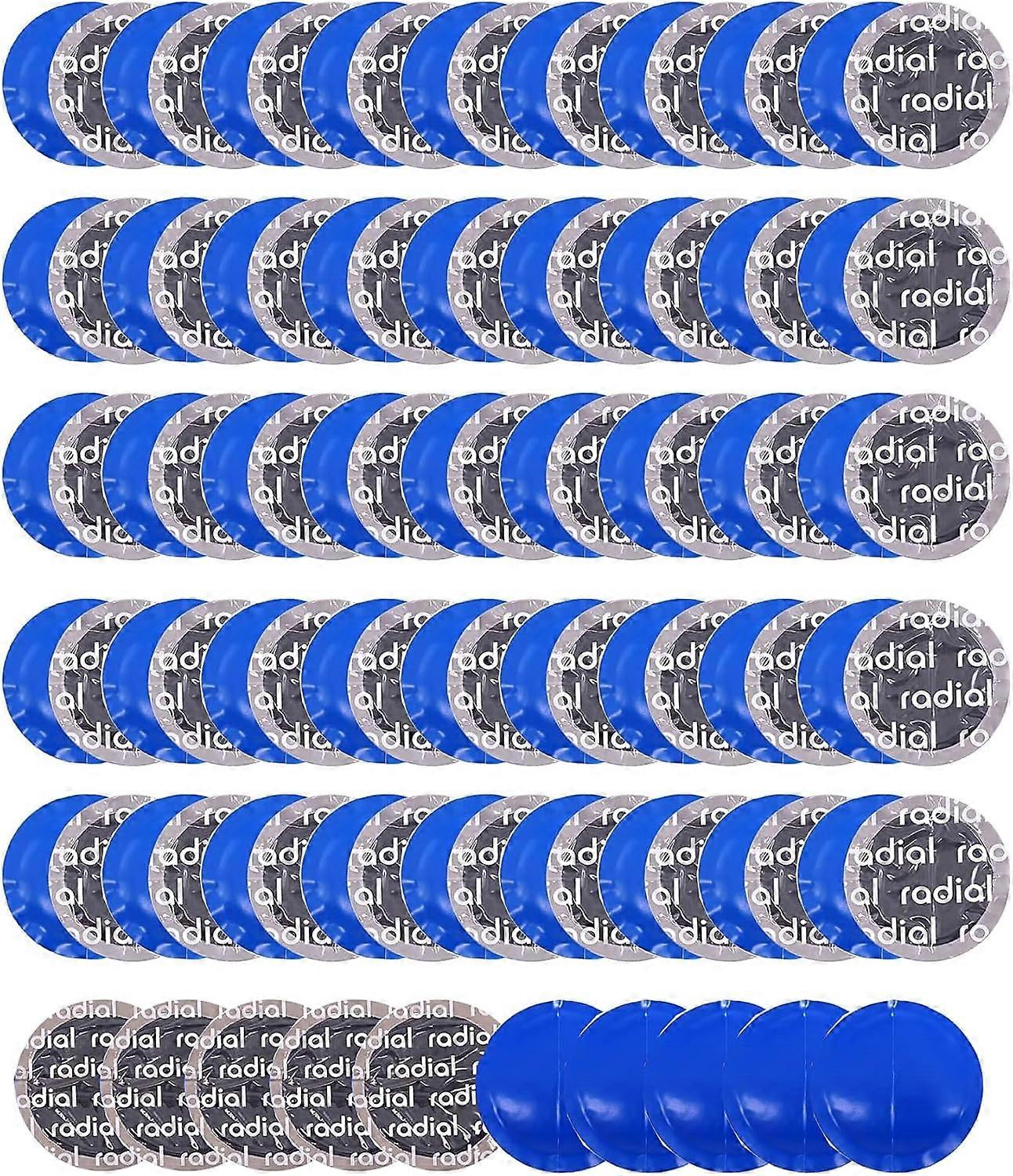 Round Tire Repair Patch, 150 Pieces Universal Natural Rubber Patch Kit