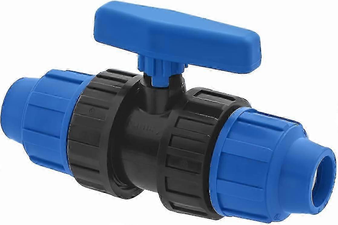 Ball valve for 25mm water pipe connections - PN10 compression valve...