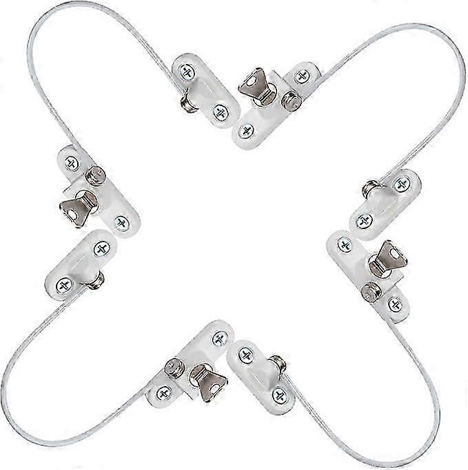 4 PCS Opening Limiter for Windows and Doors PVC Window Restrictor with Safety