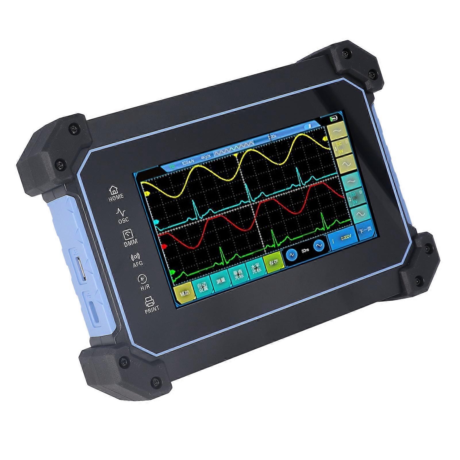 2 Channel 110MHz Touchscreen Oscilloscope with 7in LCD EU Plug