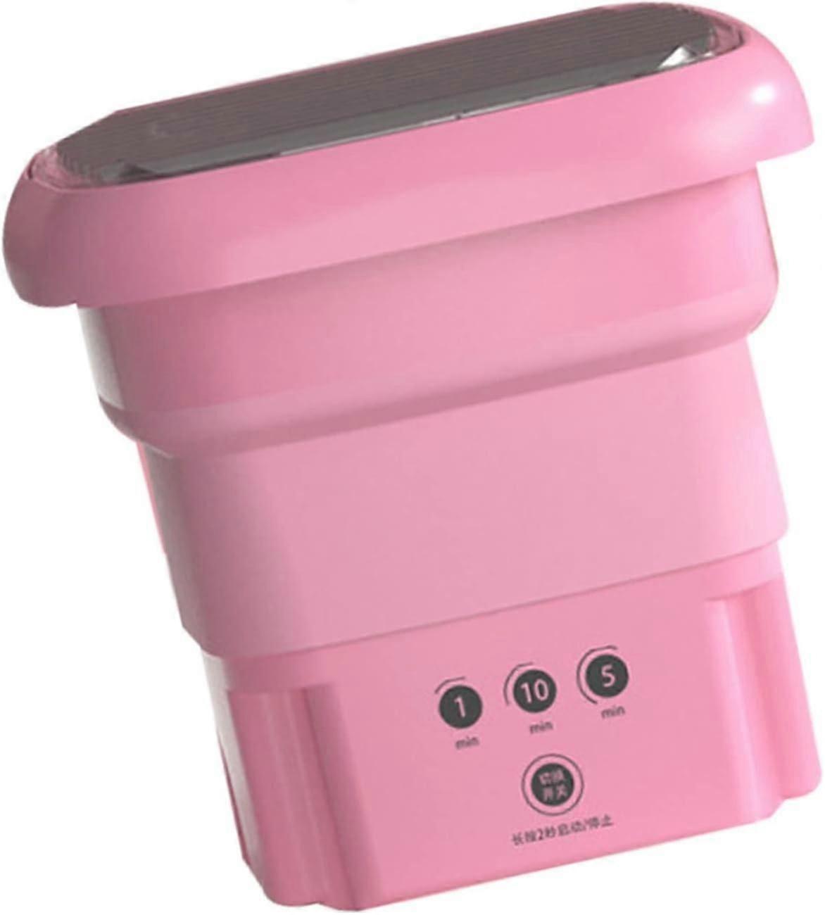 Foldable Mini Small Clothes Washer Dryer with Drain Basket Pipe for Underwear Baby Clothes Towels So