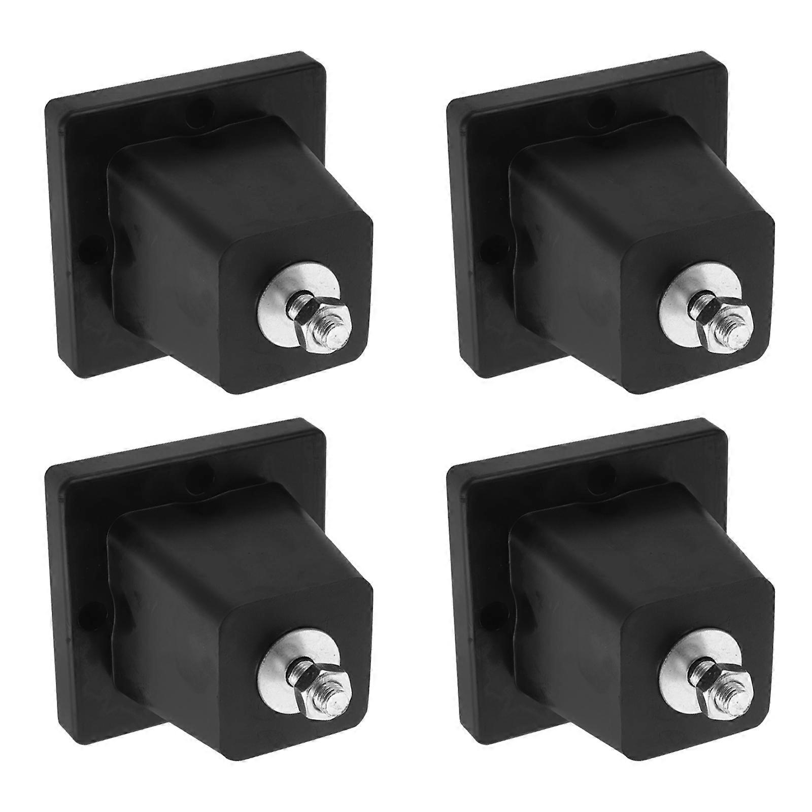 Anti Vibration Isolator Pads Rubber Mats For Air Conditioner Outdoor Unit Installation Noise Reduction Non Slip Reusable 4Pcs