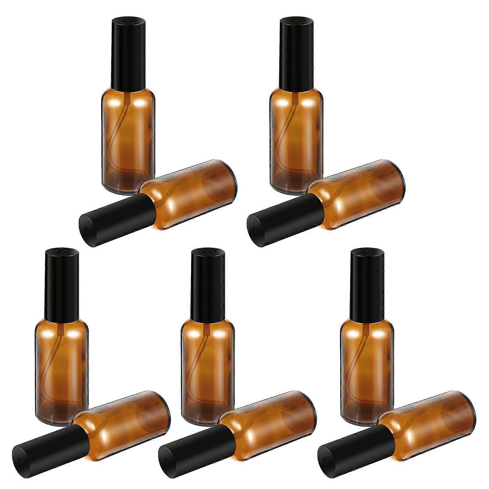 Empty Sprayer Perfume Spray Bottle for Storage Use 10Pcs Brown