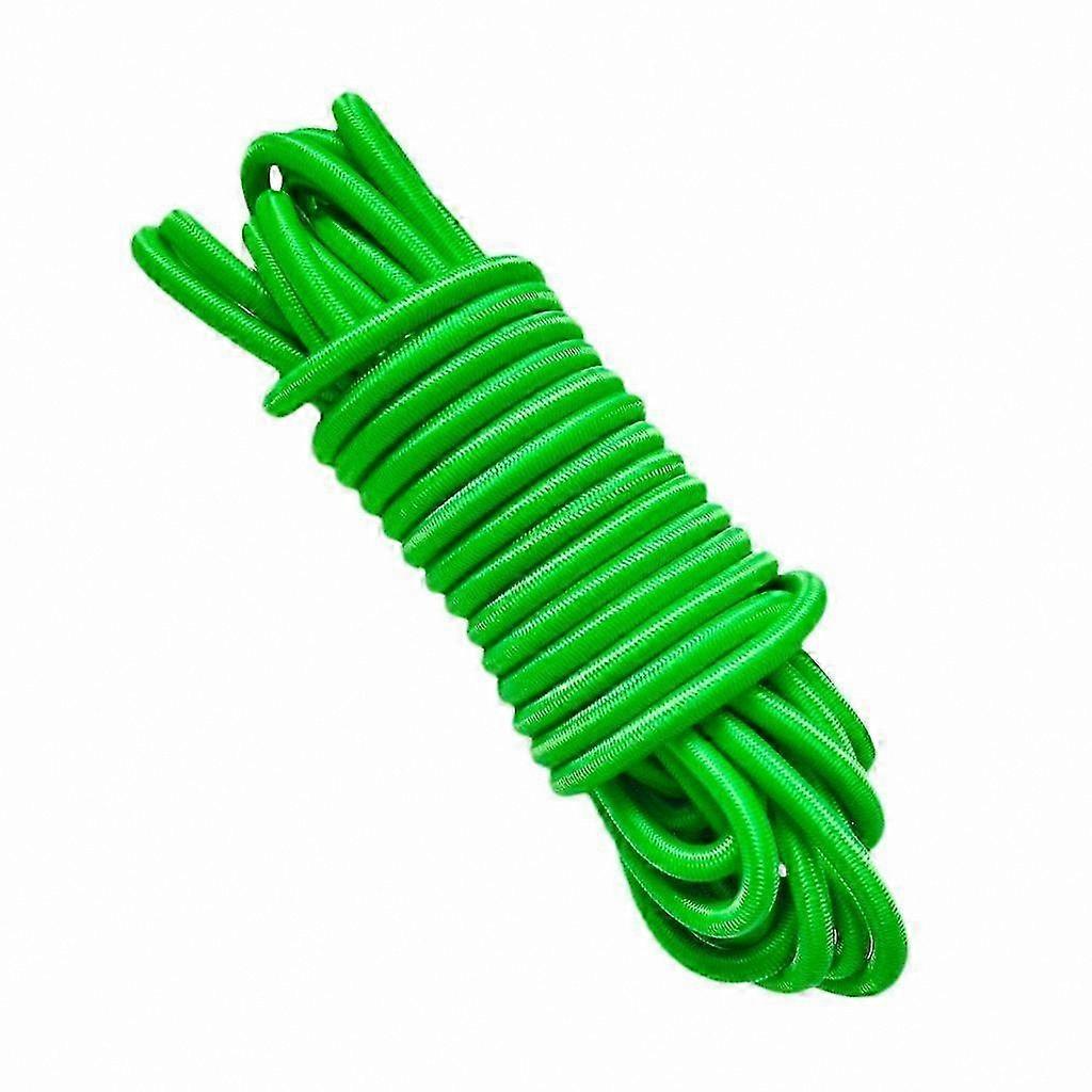 5mm x 5m Durable Elastic Bungee Cord for DIY Projects, Tie-Downs, and Outdoor Use - Orange Color Option