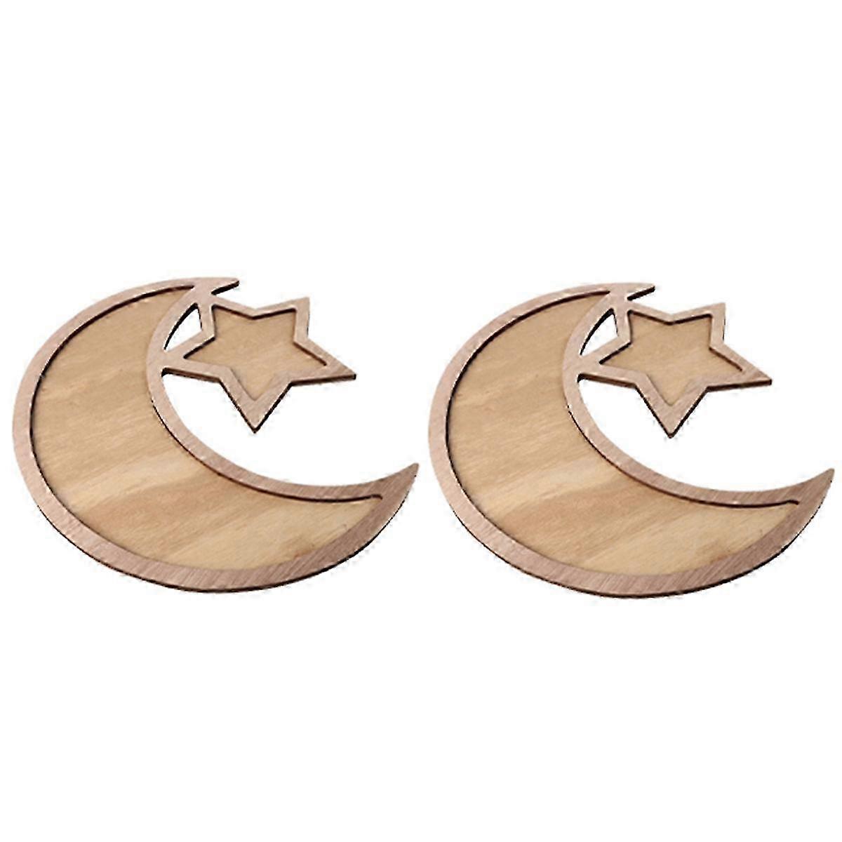 Wooden Tray Home Decoration Storage Box Ornaments Eid Decoration