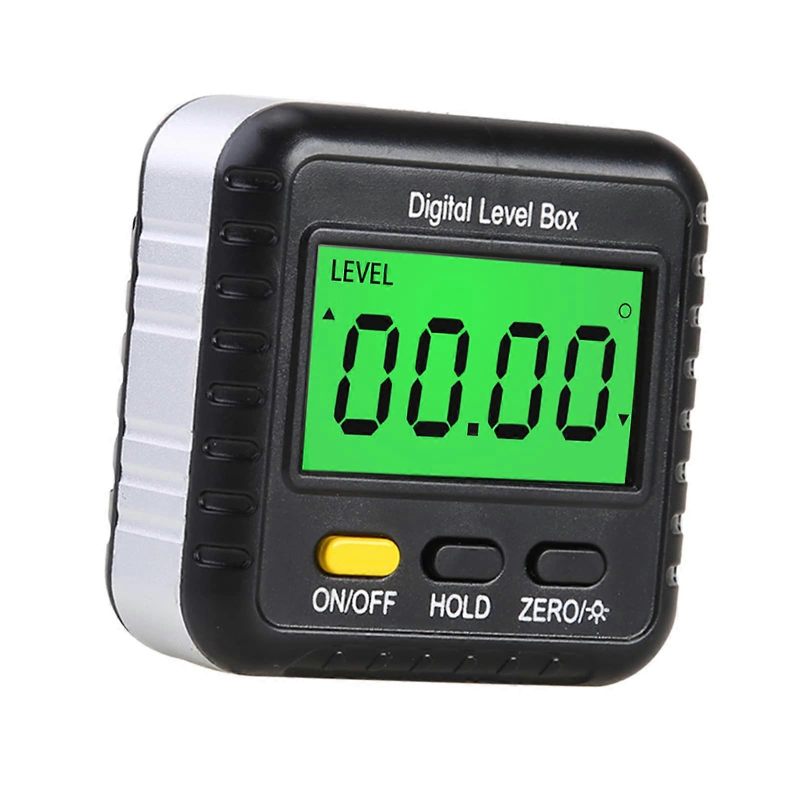 Digital Angle Gauge 360 Degree Protractor Inclinometer Magnetic Angle Cube LCD Display Construction Carpenter