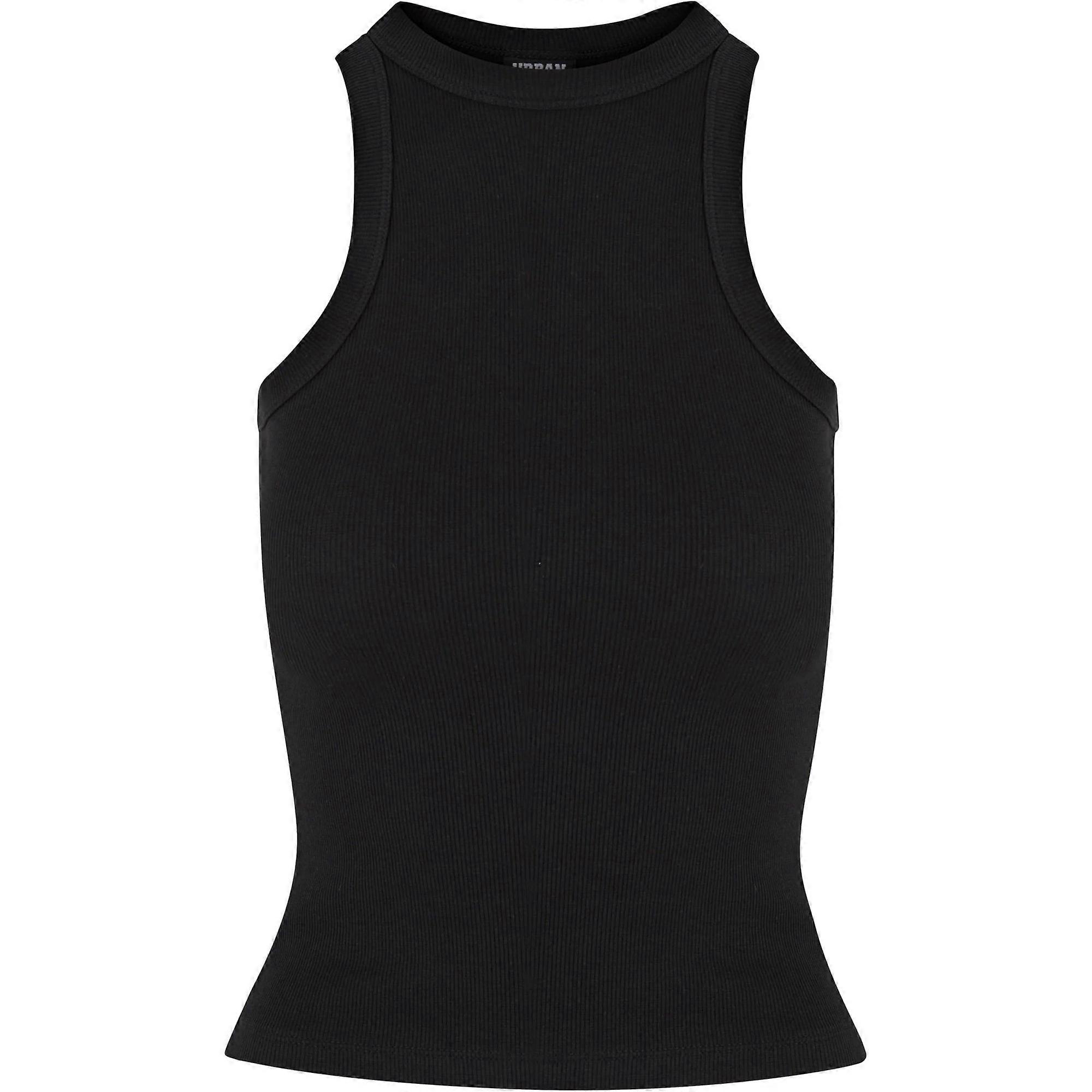 Urban Classics Geribbelde Racerback Top voor Dames/Dames