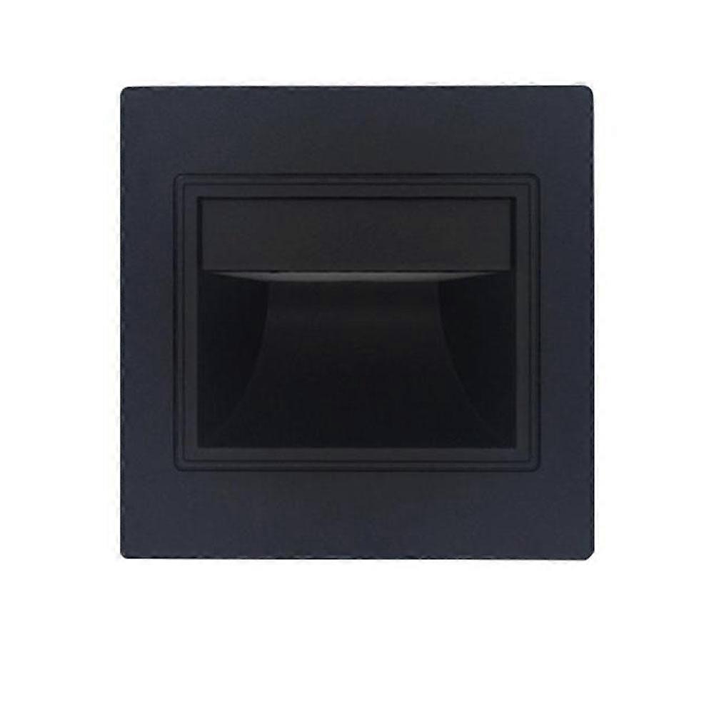 3W LED Foot Light Embedded Corner Stepping Light Night Light Stair Light(Warm White)