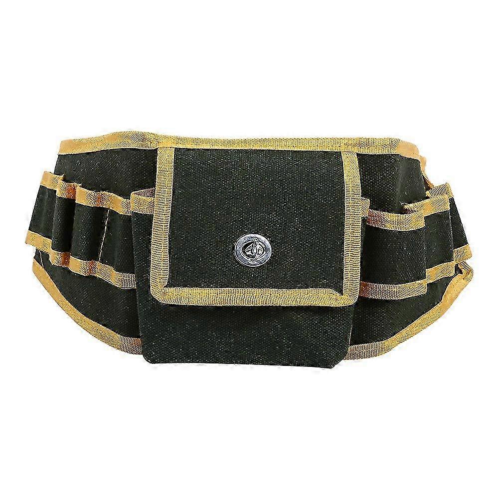 Multifunctional Canvas Tool Bag Storage Bag Electrician Waist Belt Bag 2025