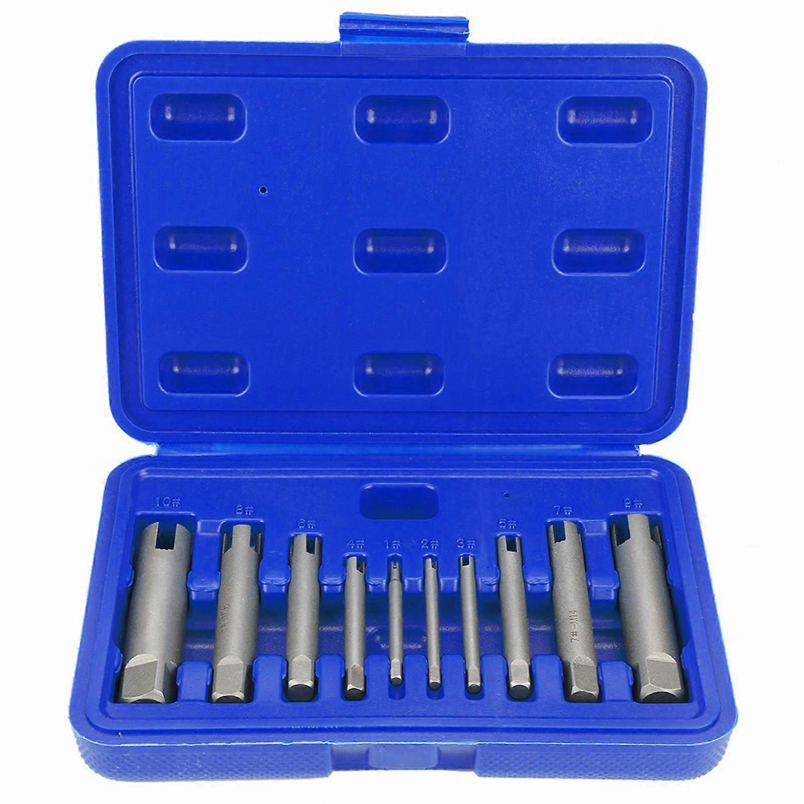 Steel Broken Head Taps Remover Stripped Screw Tap ExtractorSet (#C)