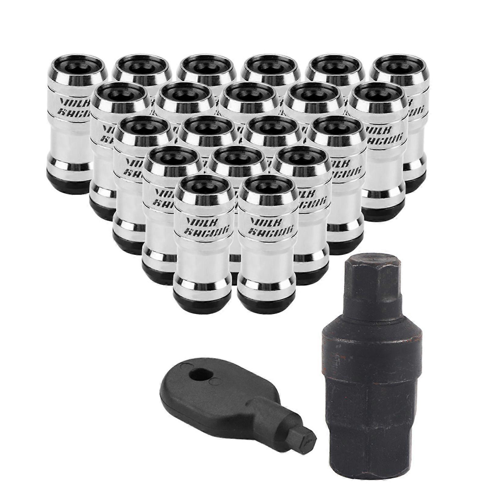 M12 X P1.5 Car Racing Lug Wheel Nuts Screw for Most of Aftermarket Wheels(Black)