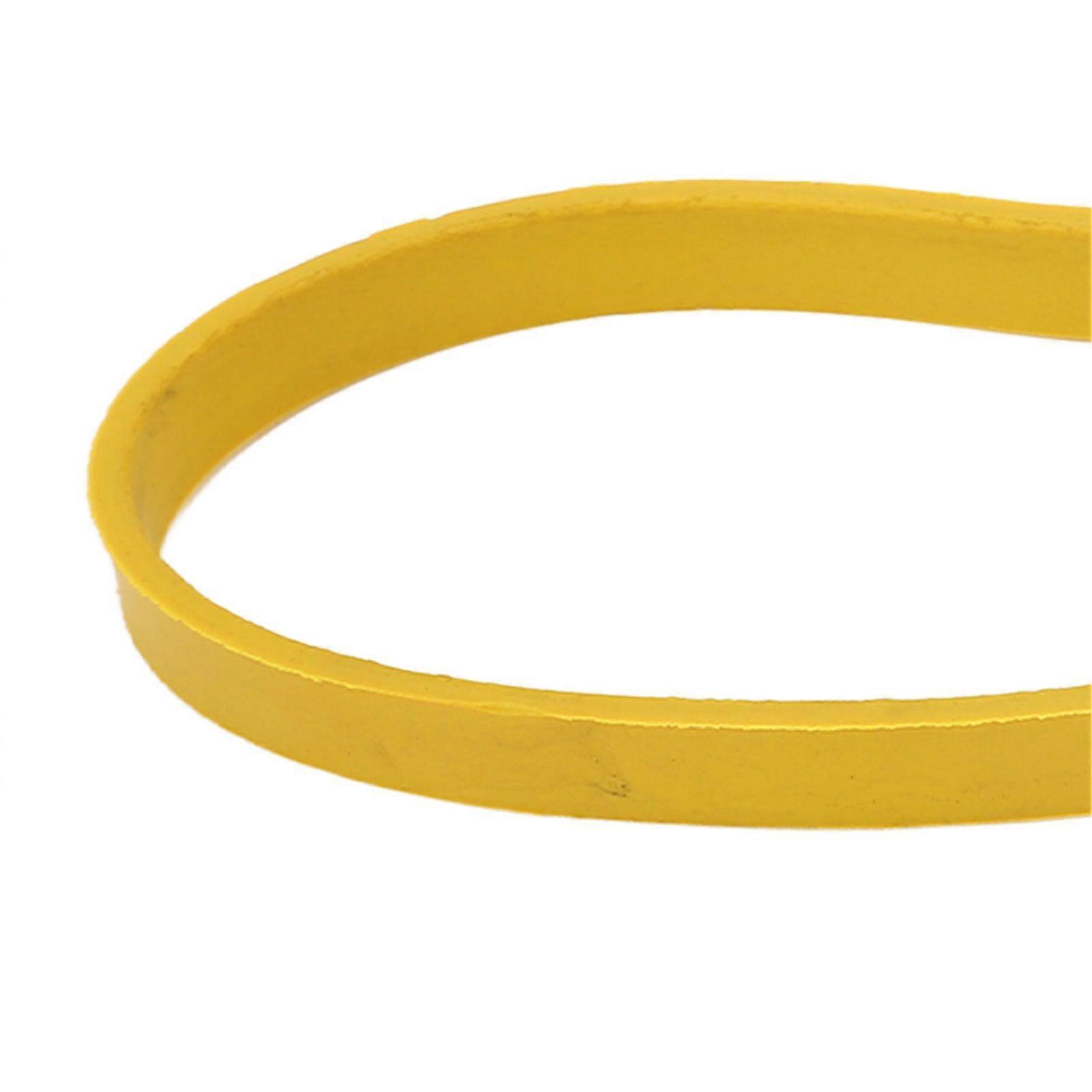 2-Pack Yellow Anti-Slip Rubber Band Saw Tire – 9 Inch Wheels, 12.65mm Width, For Woodworking Bandsaw