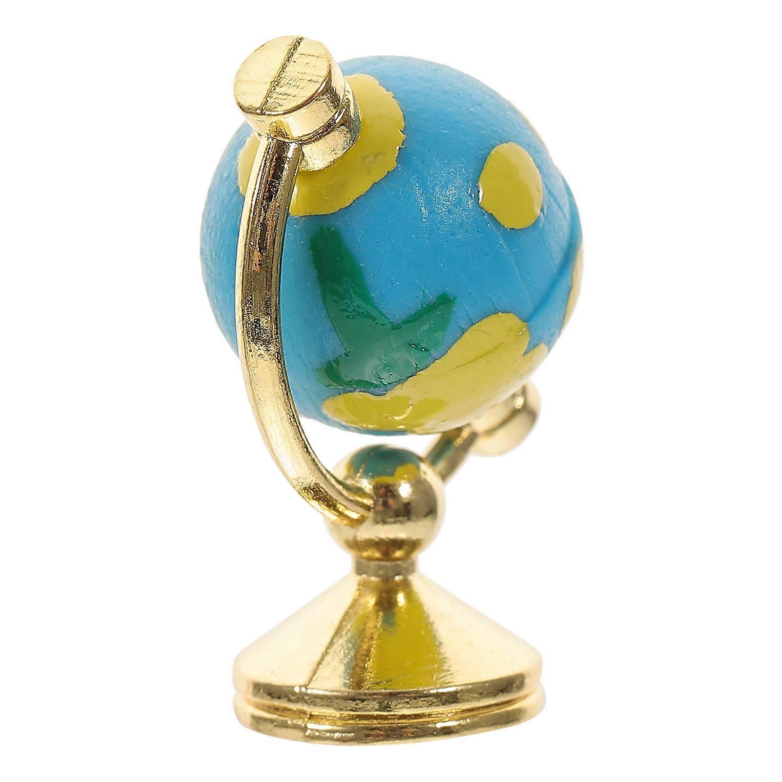 Toy Mini Globe Model Supply For Children Hobbyists Resin 2.6X2CM 1Set