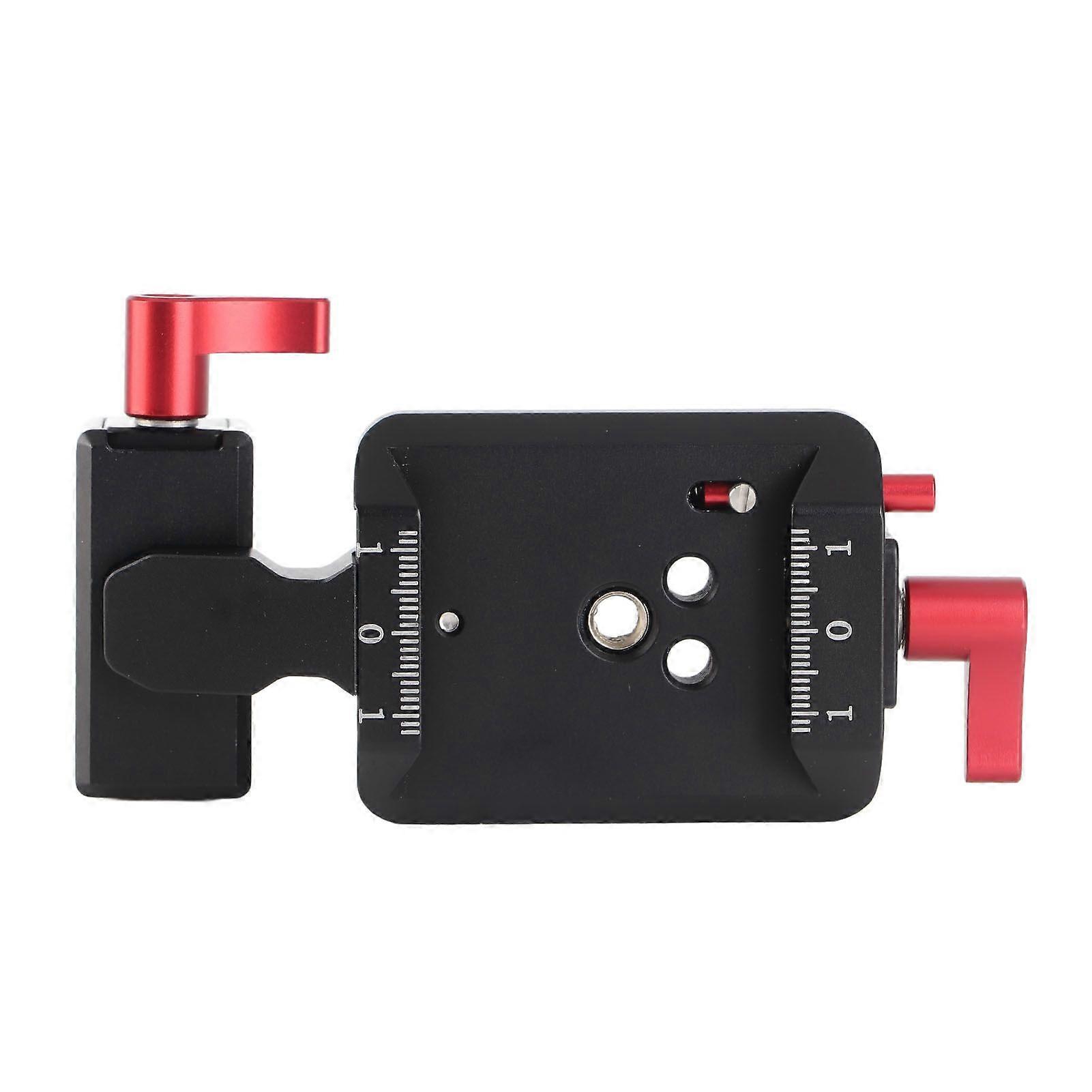 Rail Clamp Mounting Plate with Cold Shoe 1/4 3/8 Vertical Shooting Camera Mount for RS3 RS2 RS3PRO