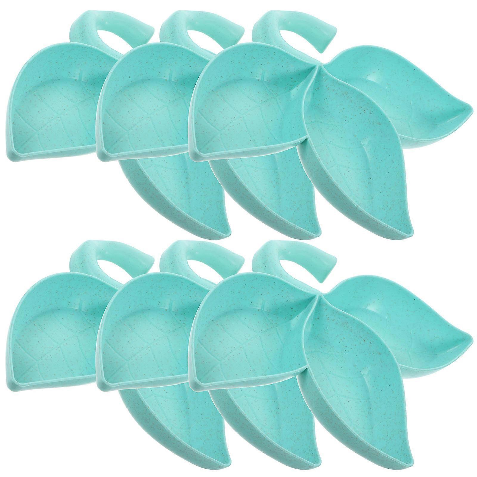 Leaf Dipping Bowl Vinegar Dish for Kitchen Use 6Pcs Plates