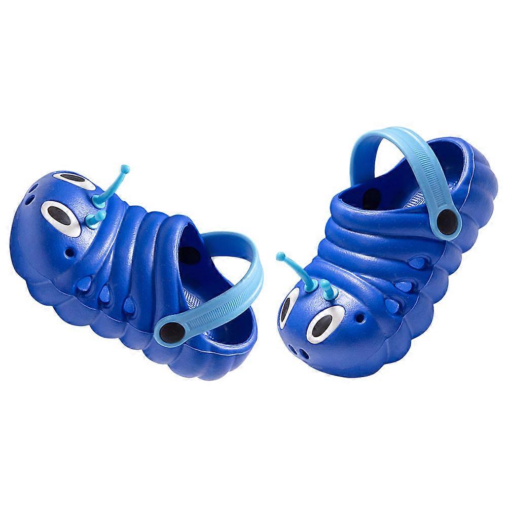 Lightweight Caterpillar Slippers for Children Featuring Non-Skid Design 1Pair