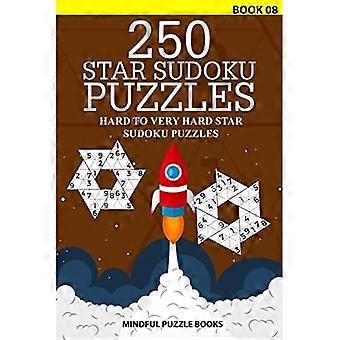 250 Star Sudoku Puzzles : Schwere bis sehr schwere Stern Sudoku Puzzles