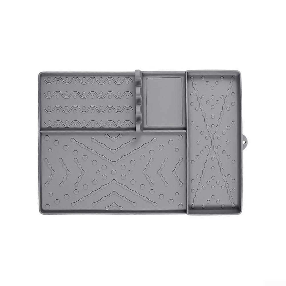 Silicone Grill Mat Gray For Cooking And BBQ Enthusiasts Protective Design
