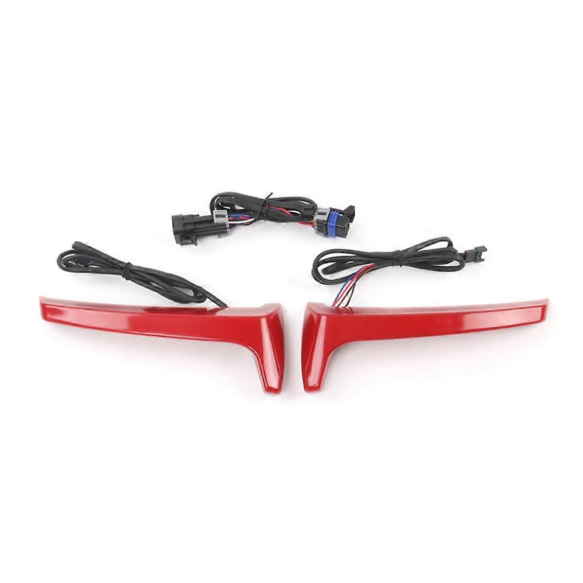 Motorcycle Rear Side Saddlebag LED Indicator For Indian Red