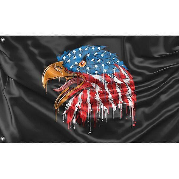 Patriotic White Eagle Flag FG899