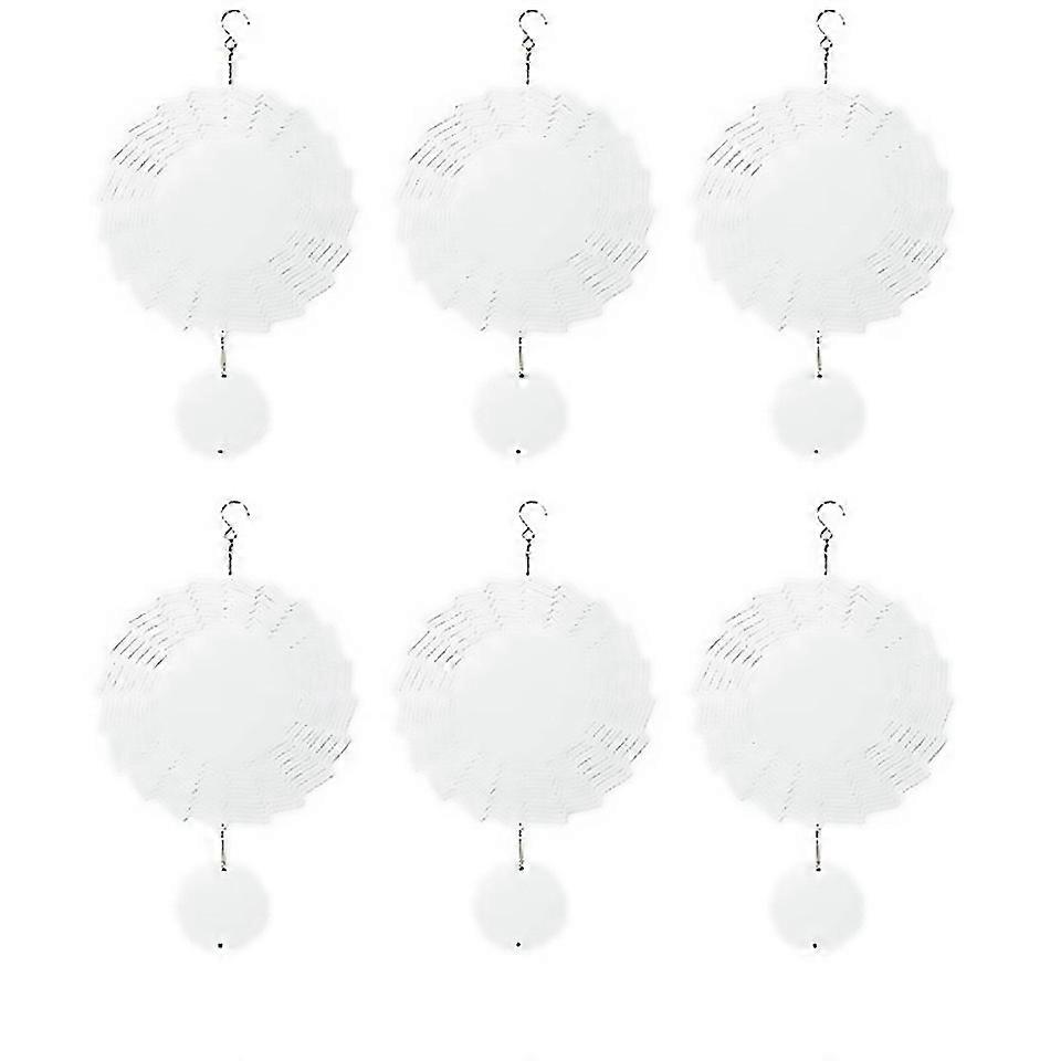 For 6pcs 8inch Sublimation Wind Spinner Blanks 3d Wind Spinners