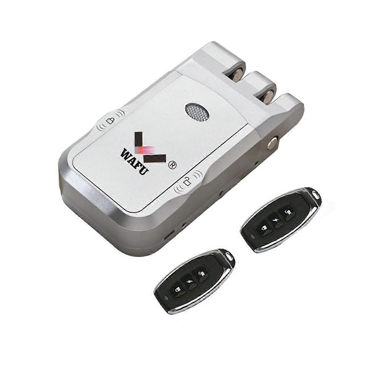 Wireless Smart Remote Inivisble Door Lock for Office Silver