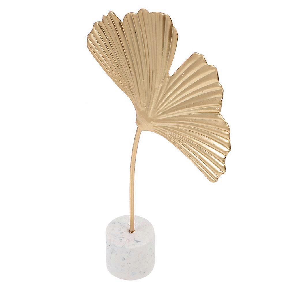 Golden Ginkgo Leaf Decor for Decoration Office Desktop Adornment