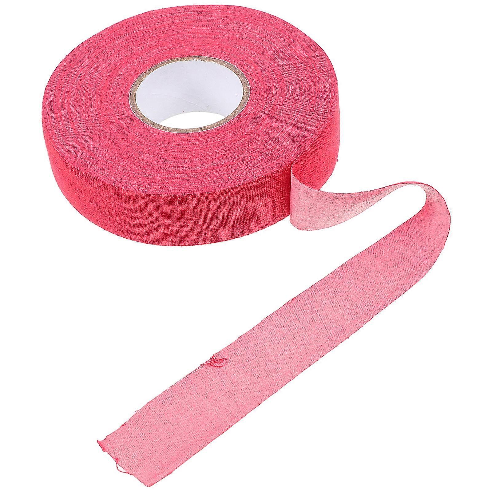 Red Hockey Tape for Protective Grip with 3Pcs Multipurpose Sports Tape