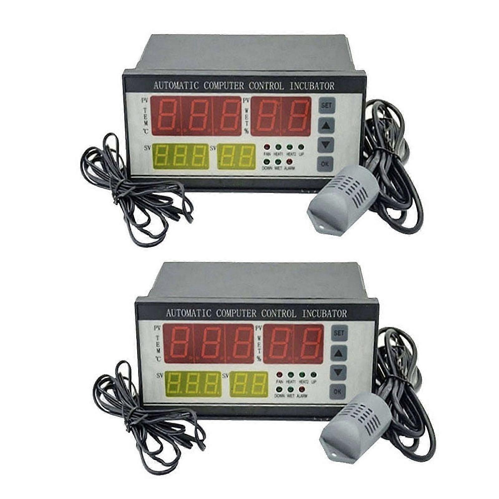2X -18 Egg Incubator Controller Thermostat Hygrostat Full Automatic Control Multifunction Egg Incubator Control System