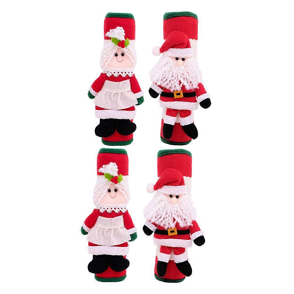 Rectangular Fridge Door Handle Covers 20 Pcs Red Handle Protectors For Home Decoration Cold Protection And Practical Use