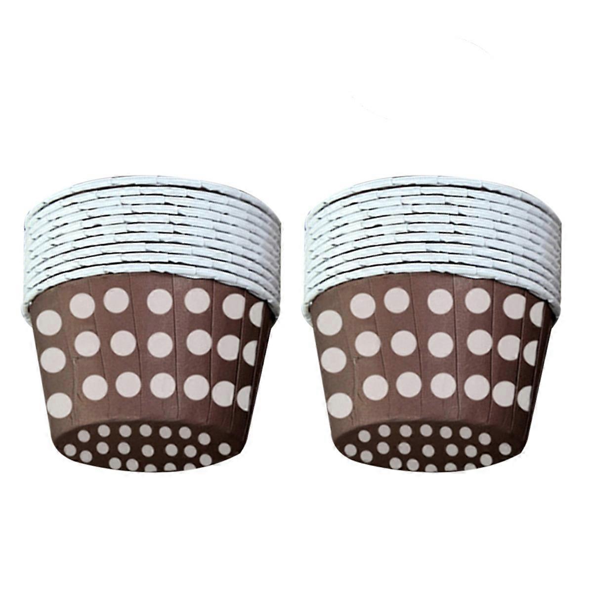 Snack Paper Cup Paper Baking Cup for Putting Cake 100Pcs Multi Color Pattern