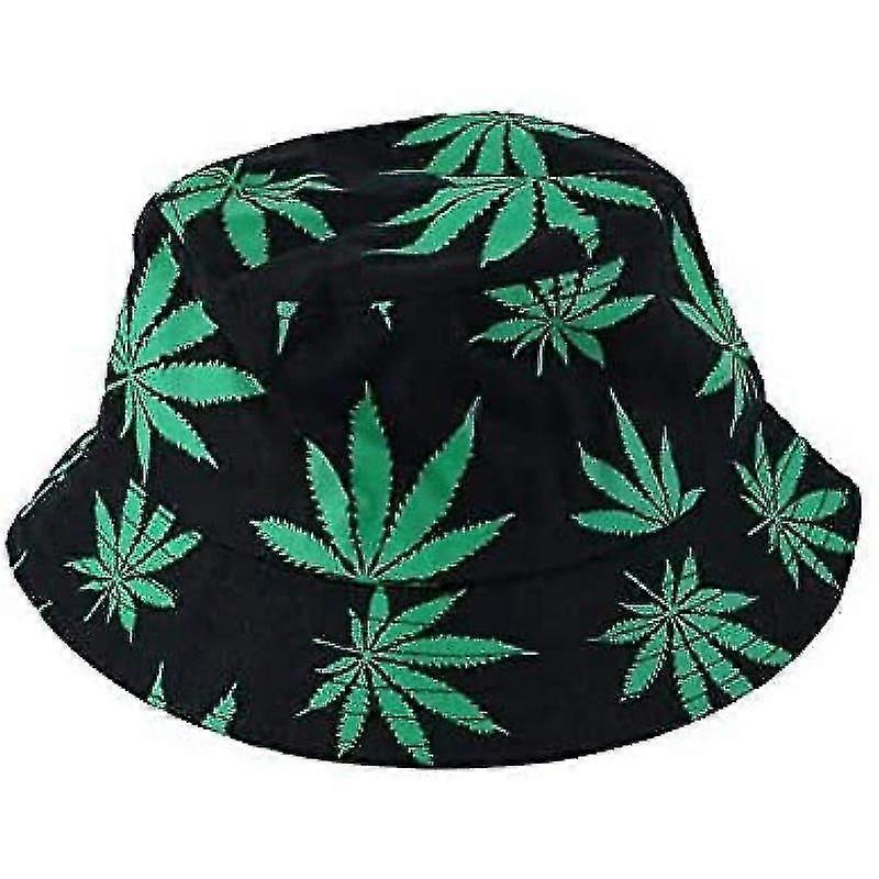 Unisex Sun Hat Bucket Hat Hemp Pattern Hat Head Circumference 58cm