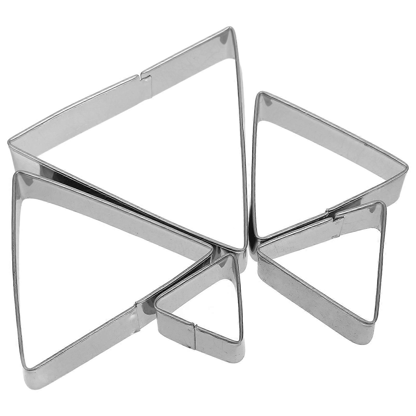 Cake Decoration Stainless Steel Triangle Biscuit Cutter 15Pcs Set