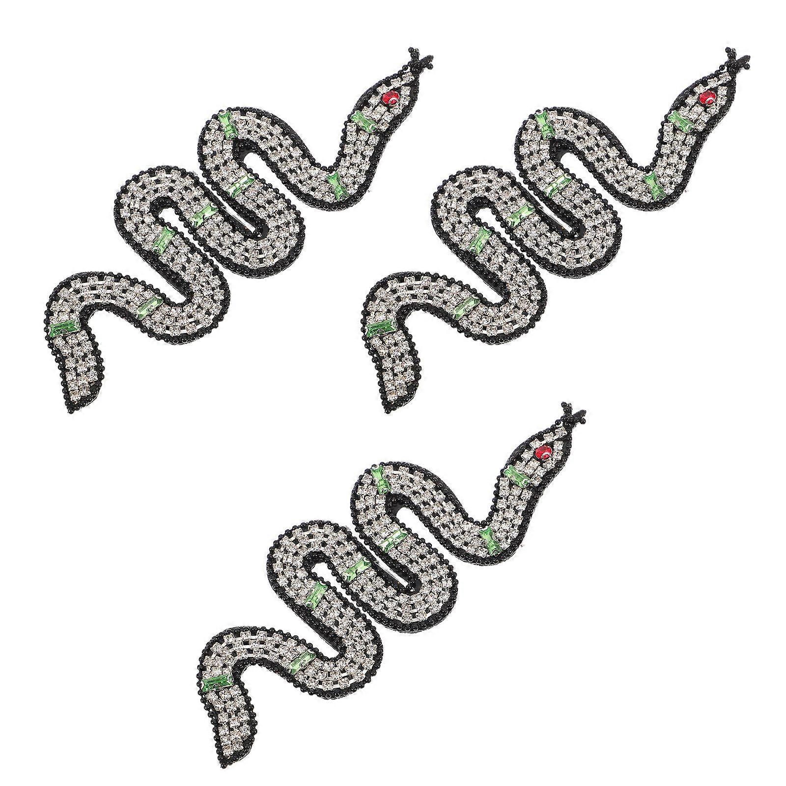 Snake Sewing Appliques for DIY Clothes 15Pcs Patch Kit