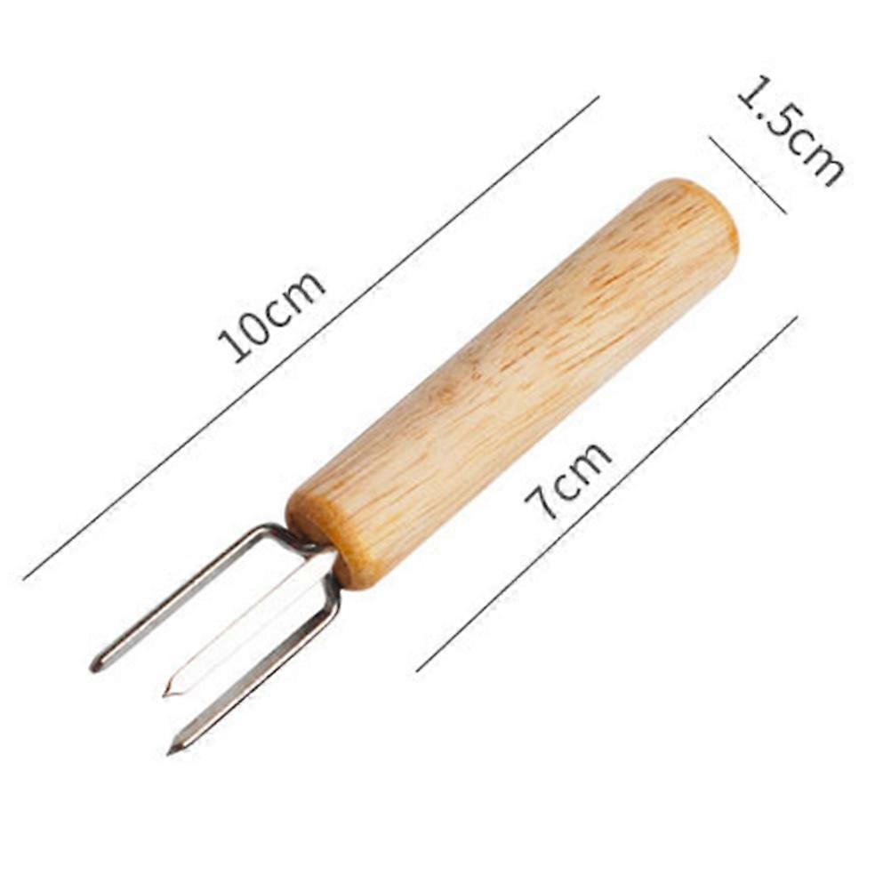 Bamboo Corn Barbecue Forks 8Pcs Multi Rustproof for Corn Use Grill Forks