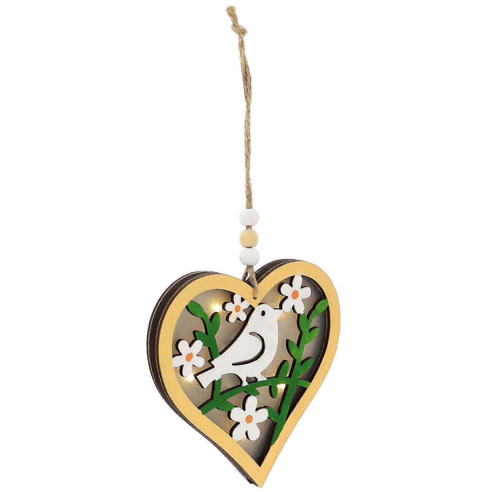 Indoor Window Decor Wooden Pendant for Decor Easter Tree Hanging Ornament