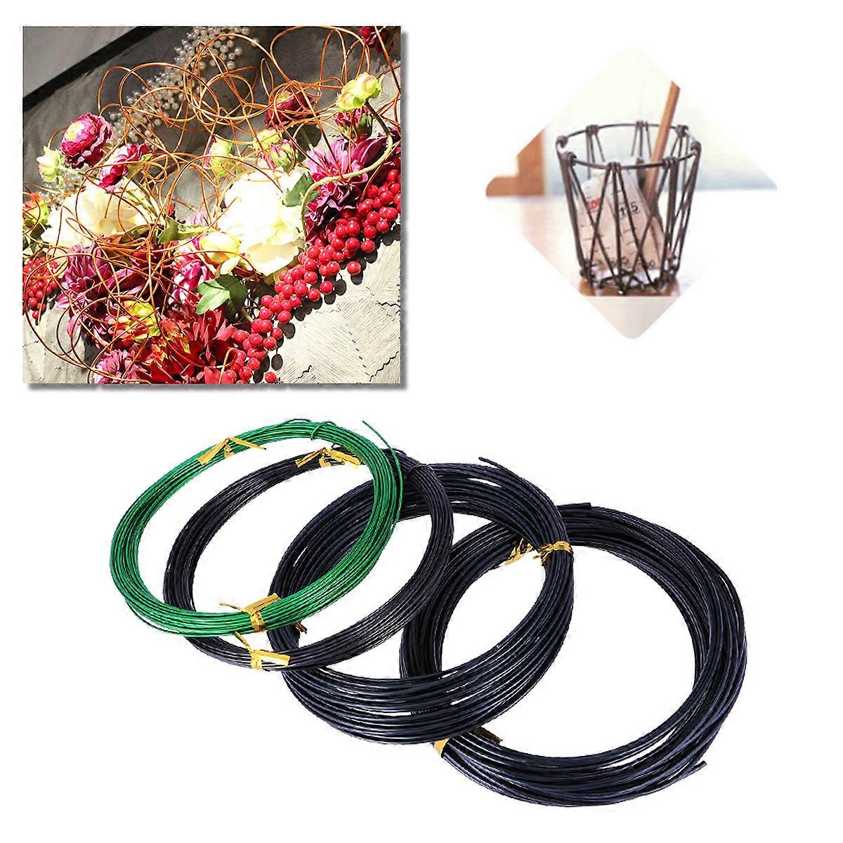 Aluminiumdraht, Basteln, Cartoon-Charakter, DIY-Dekoration, flexibel, biegbar, 10 m, 2,0 mm, 4 Stück