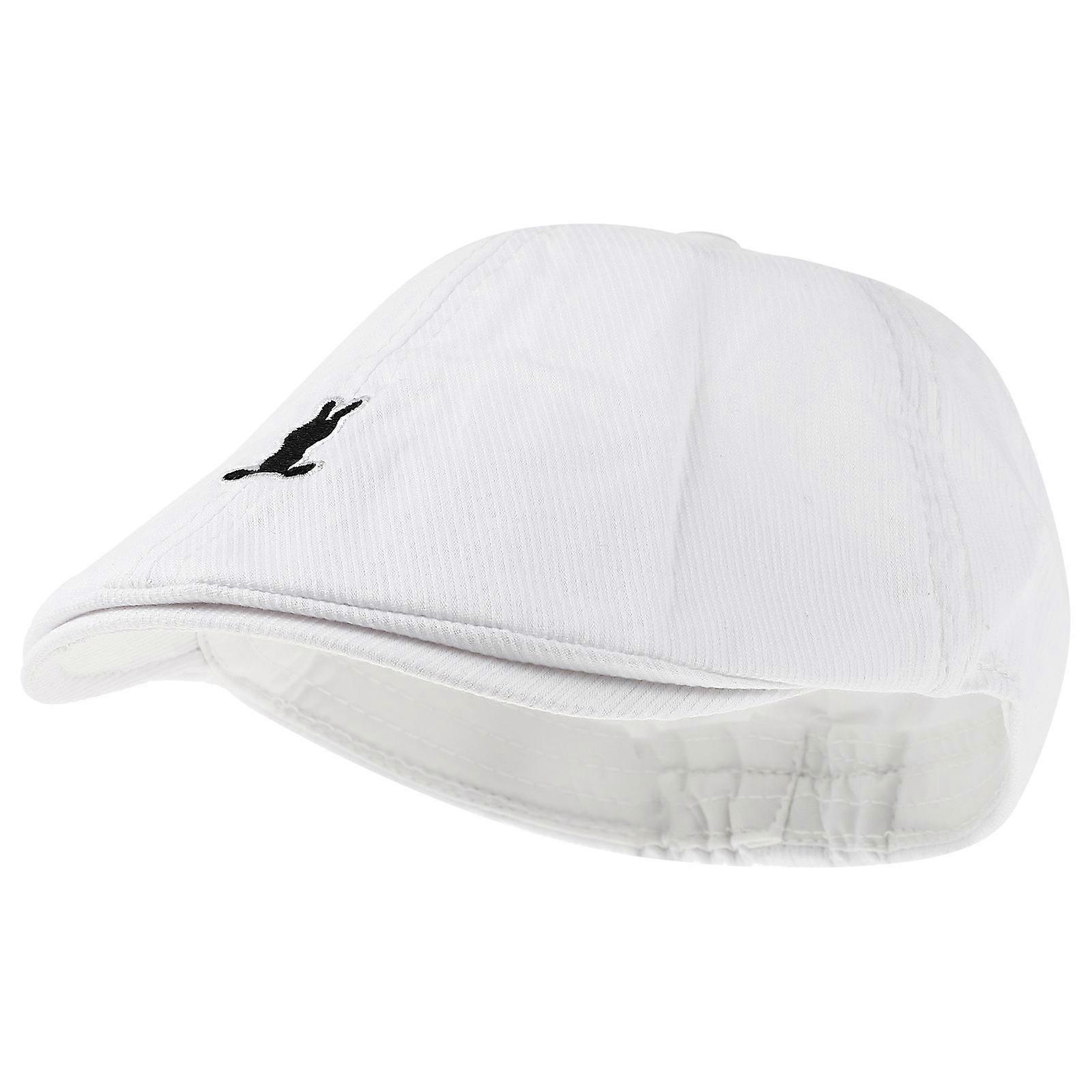 Boina blanca para bebé, gorro de algodón para niño